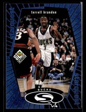Terrell Brandon 1998-99 UD Choice #SQ15 StarQuest Green Milwaukee Bucks