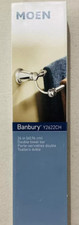 2 Pack Set Lot MOEN Banbury 24". Double Towel Bar in Chrome Y2622CH New Hardware