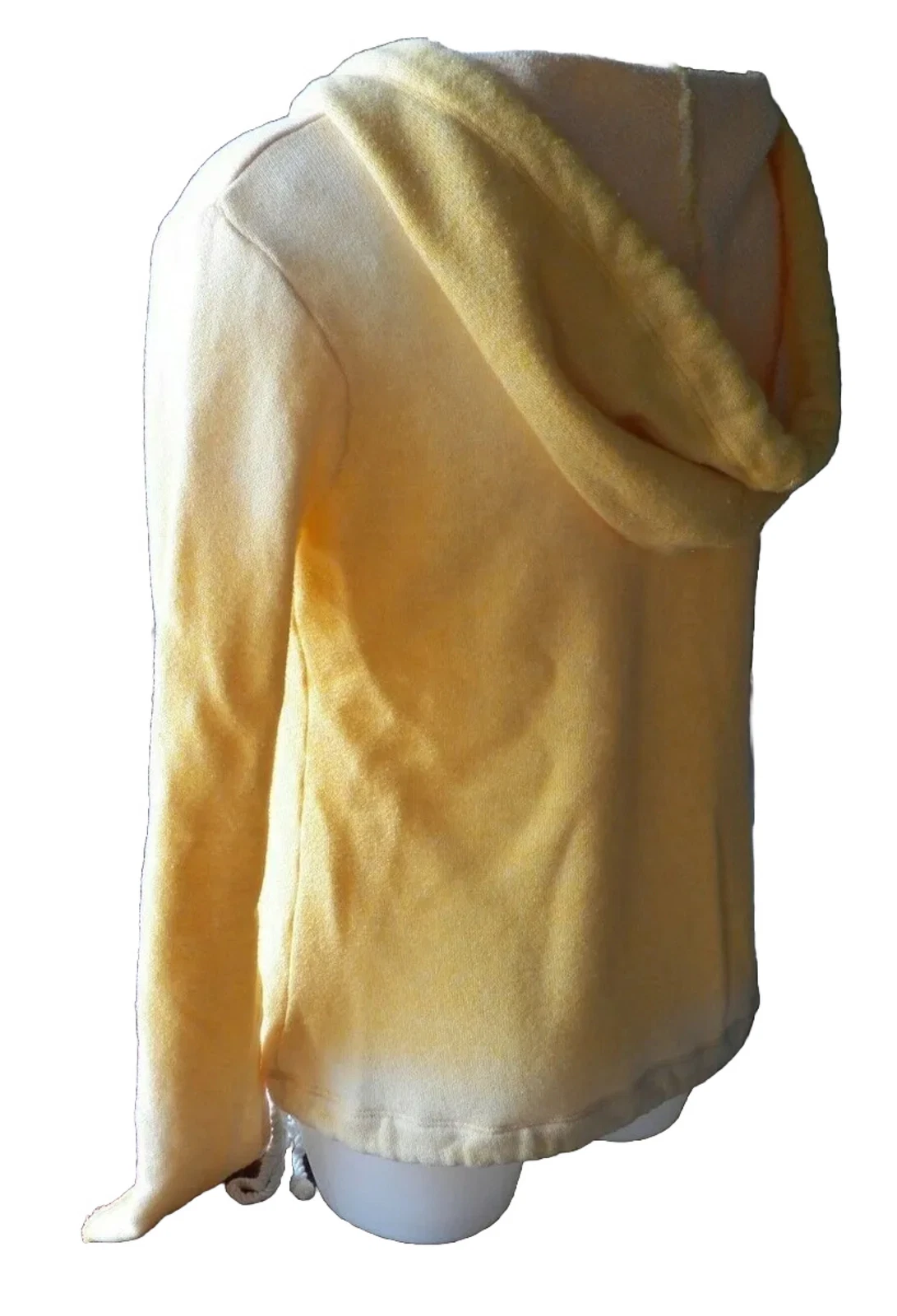 UNDERCOVER Felpa con cappuccio peluche e lussureggiante Victoria Secret piccola gialla accogliente Terry cotone sexy scollo a V