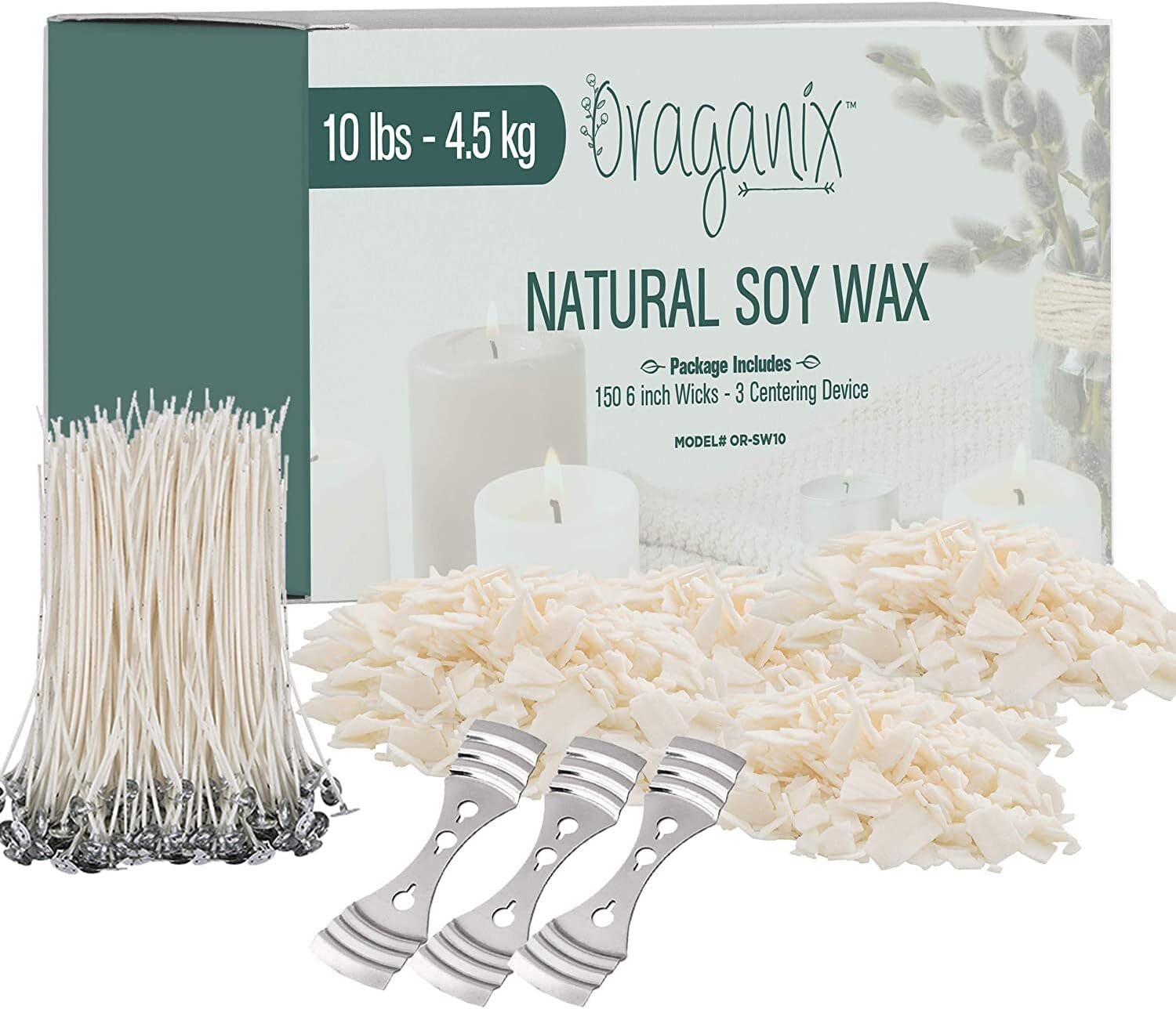 Oraganix DIY Candle Making Kit and Supplies - Soy Wax 10 Lbs-image