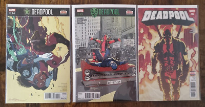 Deadpool #34-36 Marvel Comic Book Lot 2017