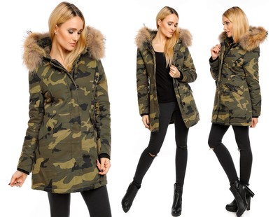 Arctic Army Army Jacke Mit Fell Army Parka Damen Fell Damen Jacke
