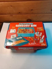 Chuckle & Roar 2 in 1 Seek & Write Sensory Bin Letters Numbers Sand