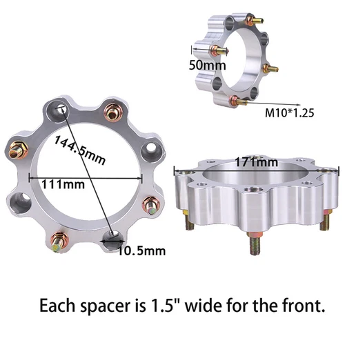 2 Pair Front&Rear Wheel Spacers Alba Racing For Suzuki LTZ 400 / LTZ 250 1.5" 2" - Bild 5 von 5
