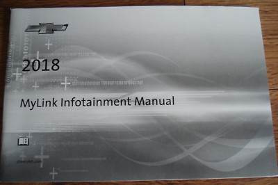 2018 CHEVROLET MYLINK INFOTAINMENT SYSTEM MANUAL  SILVERADO TAHOE + NEW TAKE OUT