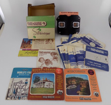 VTG Sawyer  s View Master Stereoscope w/ Original Box and 37 Reels FREE SHIP 
