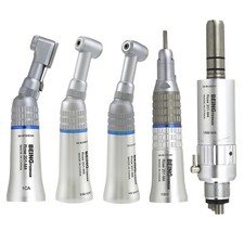 BEING Dental Low Speed Handpiece Kit NSK Contra Angle Straight Air Motor 4 Hole