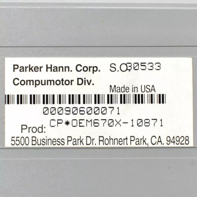 1PC NEW Parker Compumotor CP*OEM670X-10871