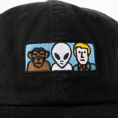 Alien Workshop Skateboard Hat Missing Link Embroidered Twill Black