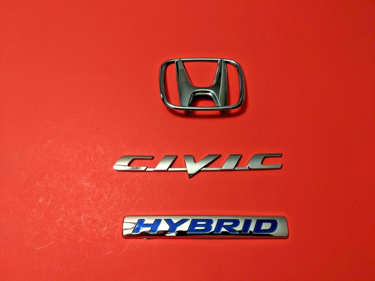 2006-2011 HONDA CIVIC HYBRID REAR TRUNK LID EMBLEM BADGE LOGO OEM