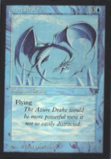 Azure Drake - Legends: #46, Magic: The Gathering Lp R112