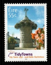 IRLANDA SG1900 2008 50 ANIVERSARIO DE LA COMPETENCIA CIUDADES ORDENADAS MNH