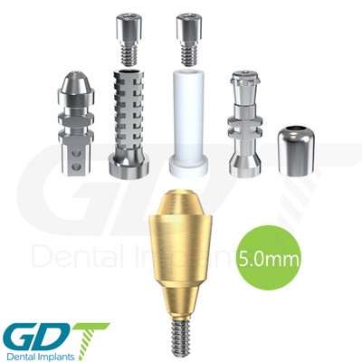 Straight Multi Unit 5.0mm Set For Conical Connection NP Active Hex Dental