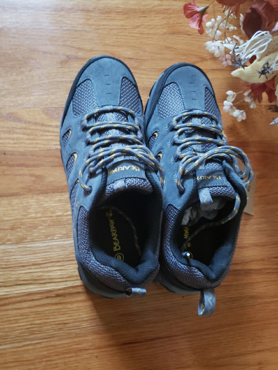 Bearpaw Men's Blaze Hiking Athletic Shoes Charcoal Black Size 11