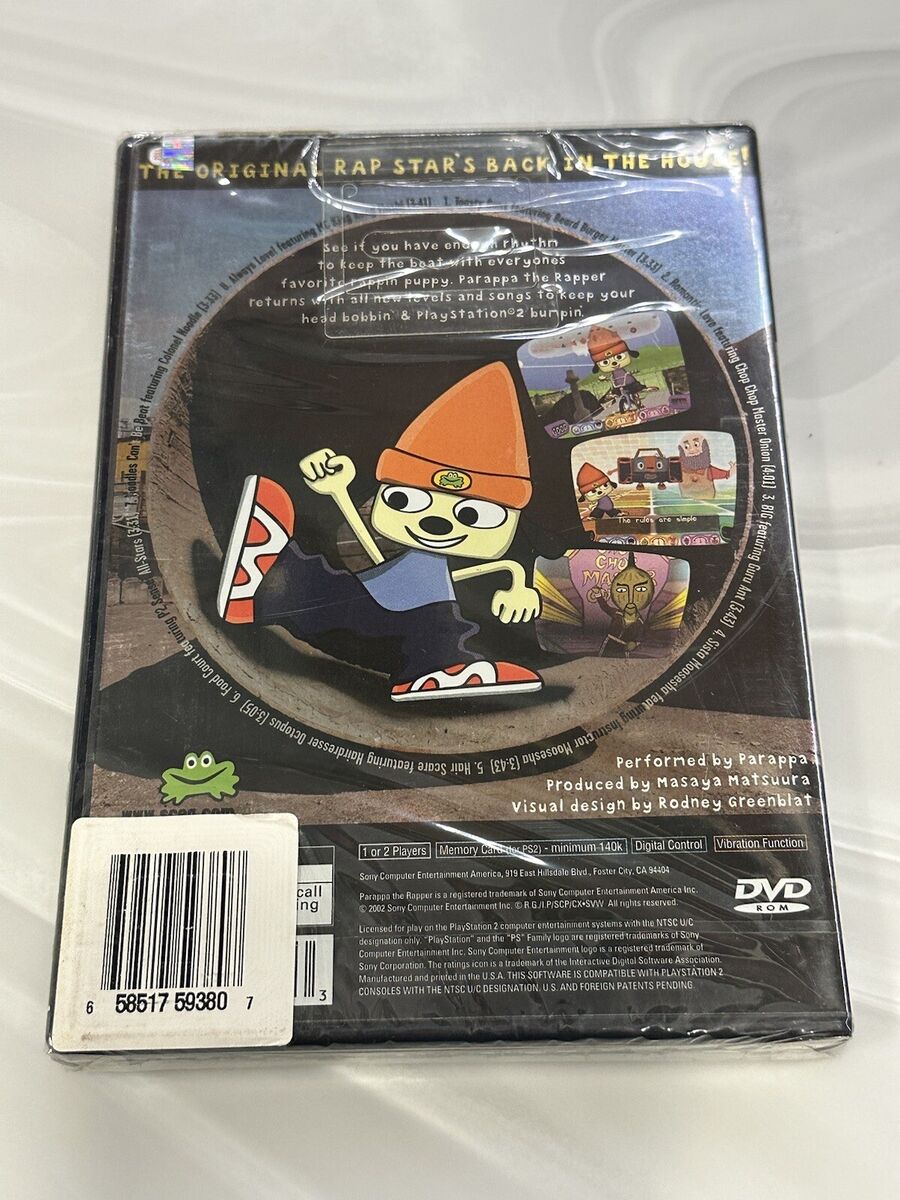 PaRappa the Rapper 2 (PlayStation 2, PS2 2002) FACTORY SEALED