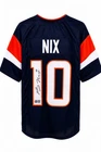 New ListingBo Nix Signed Promo Football Jersey XL Autographed Denver Broncos w/ COA