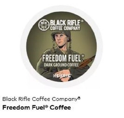 𝑲𝒆𝒖𝒓𝒊𝒈 𝑲-𝒄𝒖𝒑𝒔 Black Rifle Coffee Company Freedom Fuel 72 Count