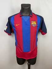BARCELONA 2003 2004 HOME SHIRT VINTAGE FOOTBALL SOCCER JERSEY NIKE MENS SIZE S