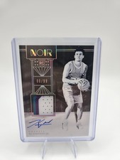2024-25 Panini Noir - Rookie Patch Autographs Black & White KJ Simpson Jr. #321