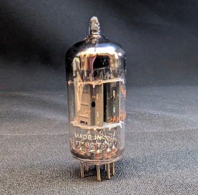 Mullard 12AX7A Made in Great Britain Vacuum Tube Tested Strong
