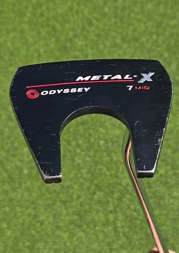 ODYSSEY METAL-X FRAISÉ 2 BOULES 34 pouces putter droit livraison
