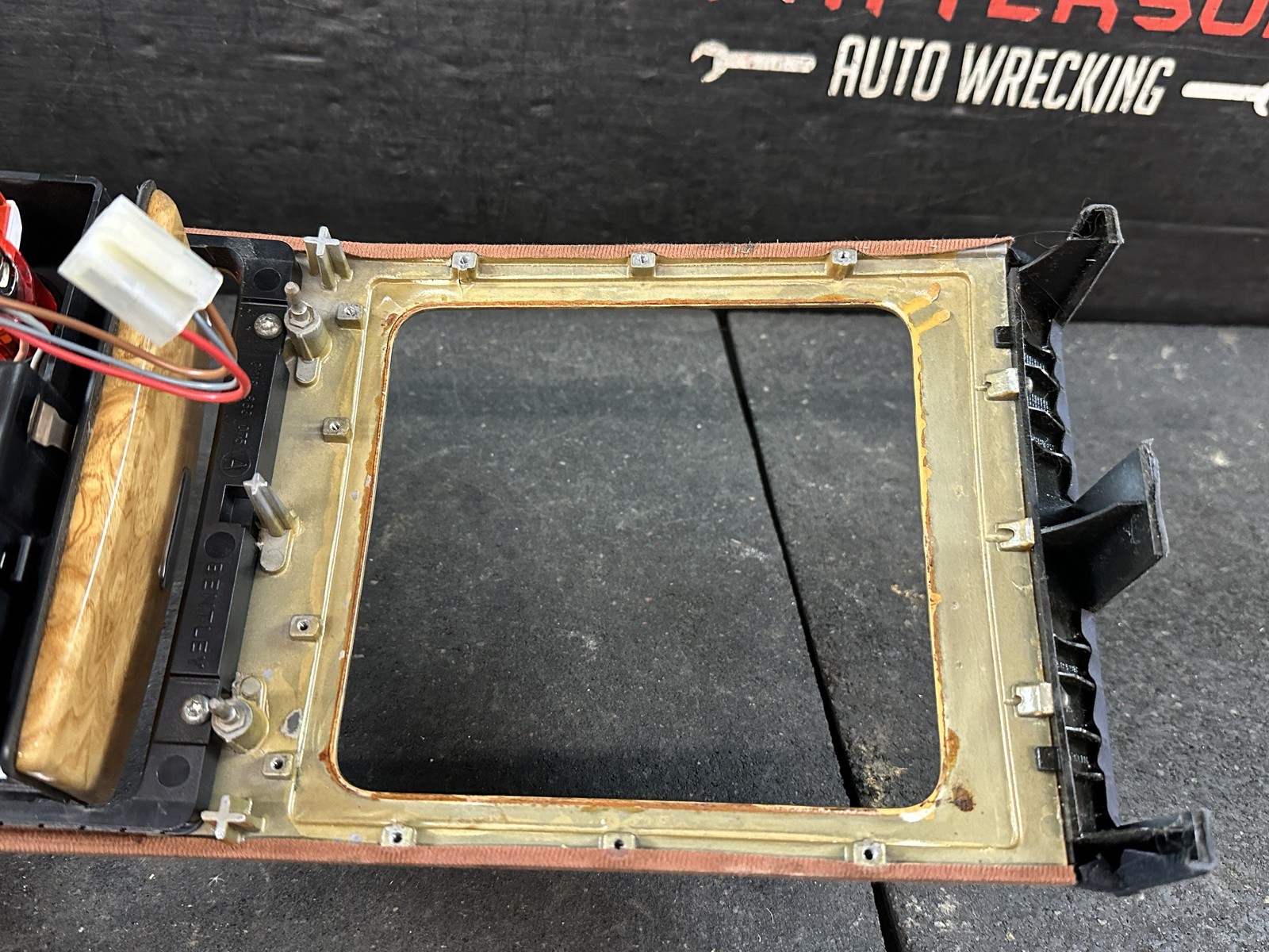 03-12 BENTLEY CONTINENTAL CENTER CONSOLE WOOD GRAIN TRIM BEZEL 3W0832249