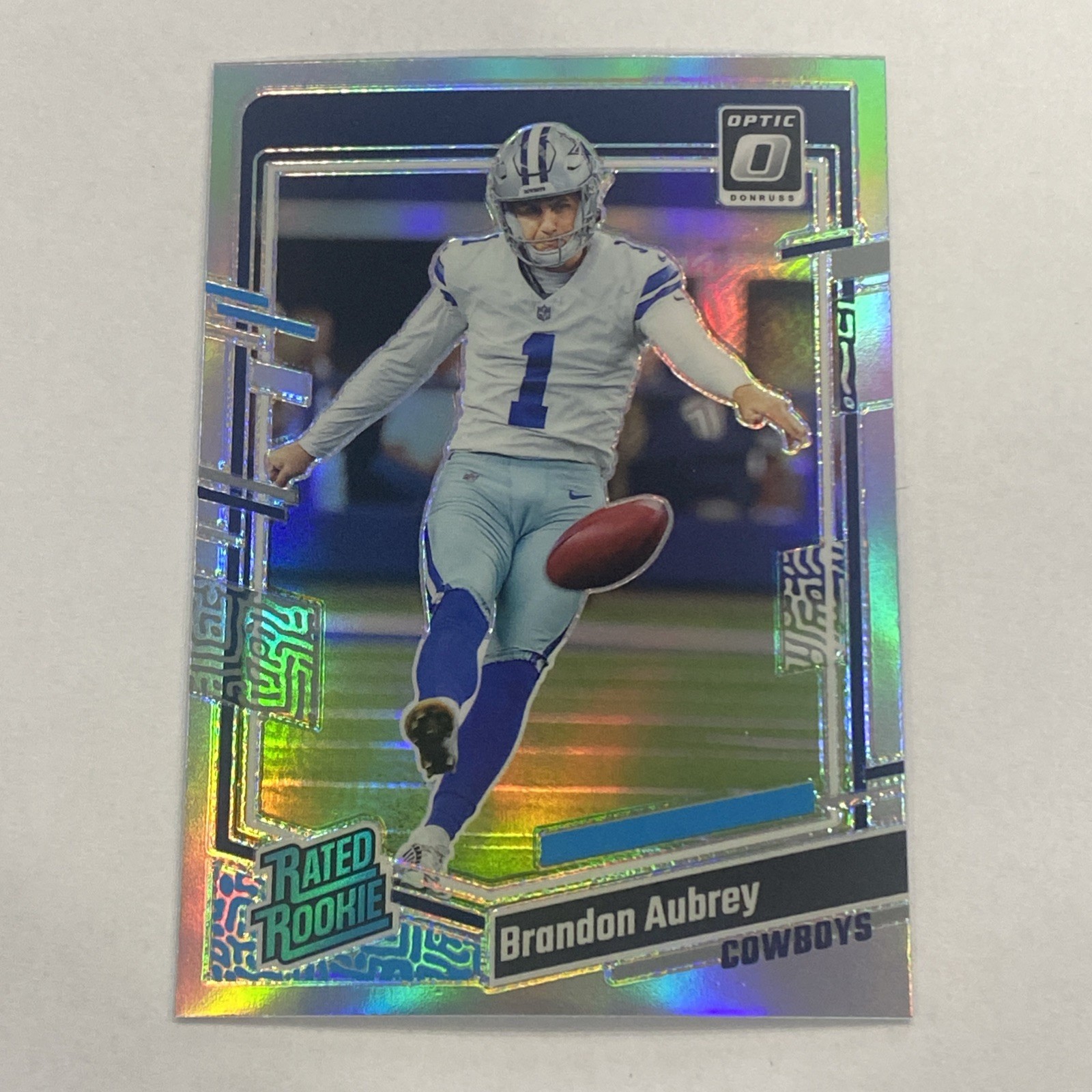 2023 Panini Donruss Optic - Rated Rookie Brandon Aubrey #226 Holo Prizm (2611)
