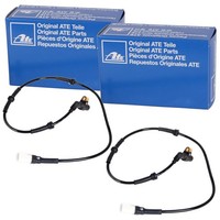 2X ATE ABS-SENSOR Raddrehzahl Vorne Passend FÜR Ford Courier Fiesta Puma Mazda