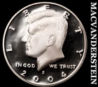 2004-S Silver Kennedy Half Dollar-Choice Gem Proof Lustrous No Reserve #i6701