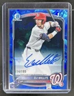 2025 Bowman Draft Sapphire Eli Willits Chrome Auto 1st Prospect #/199 Nationals