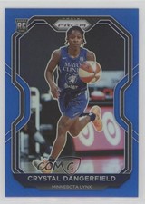 2021 Panini Prizm WNBA Blue Prizm 57/149 Crystal Dangerfield #41 c7n