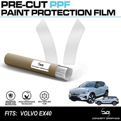 Radlauf Steinschlagschutz hinten PPF TPU Lackschutzfolie für Volvo EX40