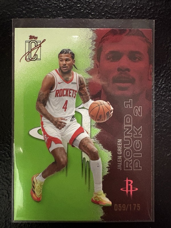 2026 Topps Signature Class Jalen Green /175 Green #67
