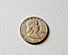 1952 Benjamin Franklin silver Half Dollar mint mark D