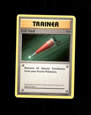 Full Heal 78/108 Uncommon Evolutions Pokemon Near Mint