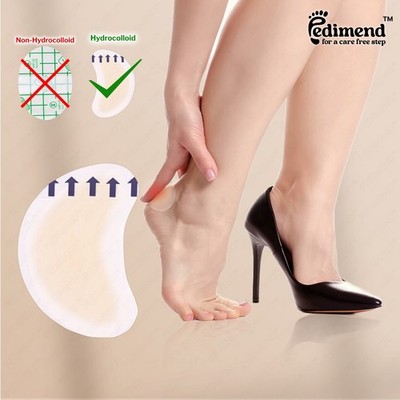 36x Hydrokolloid Gel Blasenpflaster für Zehenfüße Fersenschutz Pads 6 FORMEN