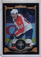 2015-16 OPC O-Pee-Chee hockey Jaromir Jagr BLACK FOIL Rainbow /100 card SHARKS