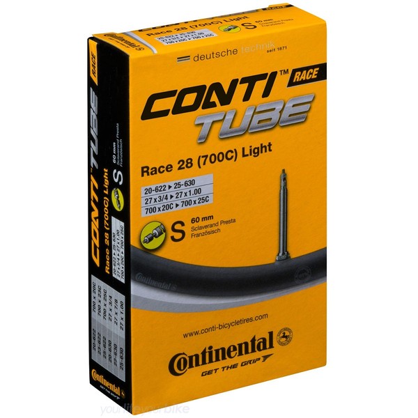 "Continental Race Light 28\" Schlauch 60Mm Sv 20-25Mm 65G Rennrad 20/25-622 700C"-image