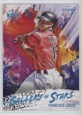 2020 Panini Diamond Kings Gallery of Stars Holo Blue 44/99 Francisco Lindor 12gr