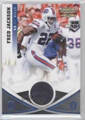 2011 Panini Gridiron Gear Silver O's Materials 27/49 Fred Jackson #15 0b2