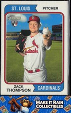 Zack Thompson 2023 Topps Heritage #313 St. Louis Cardinals Rookie RC