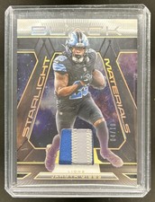 2025 Panini Black Jahmyr Gibbs Starlight Patch Gold #/10 Lions