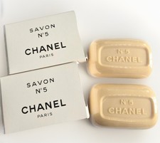 CHANEL No.5 Savon Soap 75g x2 Vintage Bath Bar Made in France Japan