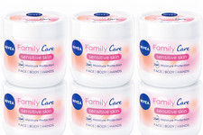 NIVEA Almond Family Care Sensitive Moisturising Cream 450ml Dry Skin