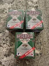 4 1990 Upper Deck High # Series Factory Sealed 100 Card Sets MLB. Baseball Stars