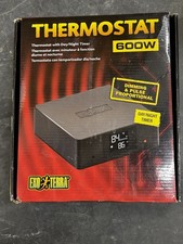 EXO TERRA THERMOSTAT 600 WATT THERMOSTAT WITH DAY/NIGHT TIMER -