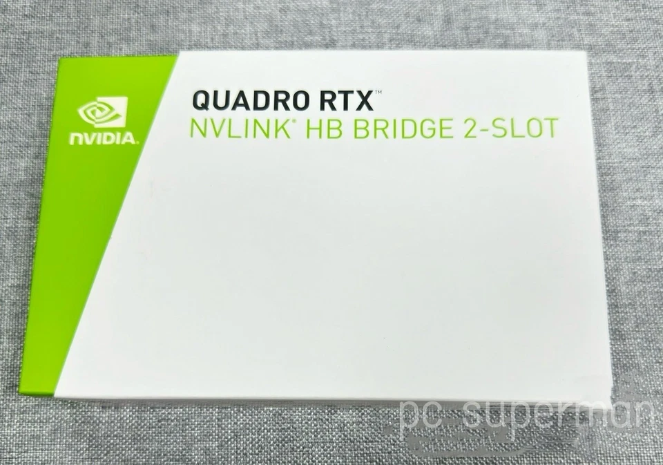 Nvidia Nvlink Hb Bridge For The Quadro RTX 6000 Or RTX 8000 Retail Kit S2 Slot S - Image 2 of 4