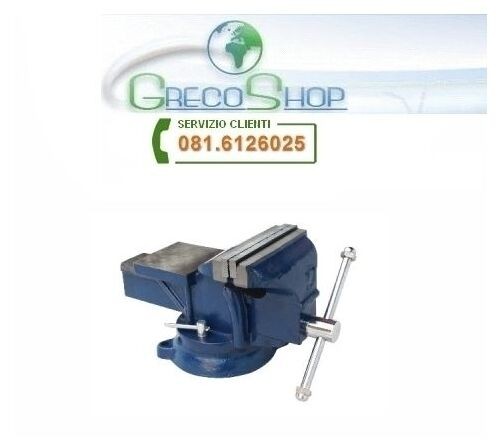 Morsa da Banco Girevole 125mm per Fai da Te e Officina Casa
