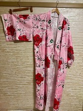 Demon Slayer Mitsuri Kanroji Kimono Cosplay M Size Traditional Yukata Japan