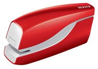 Leitz 5566-10-26 5566 Elektrisches HeftgeräT Wow - 10 Blatt, Rot Metallic